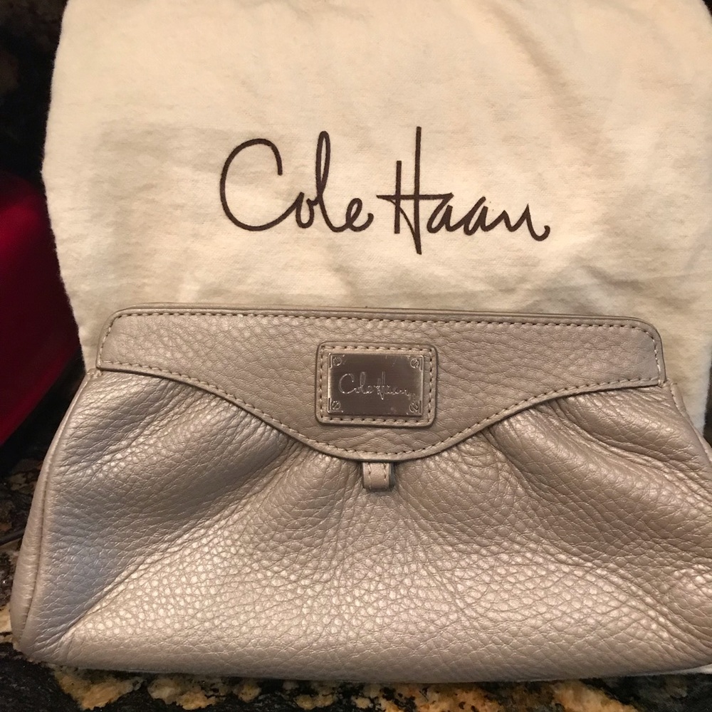 Cole Haan leather clutch